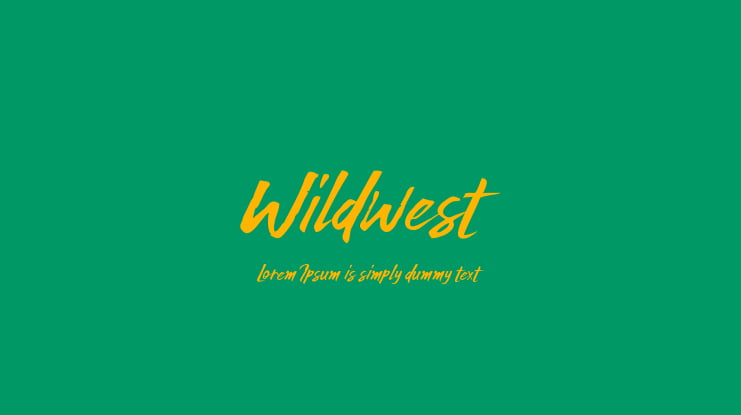 Wildwest Font