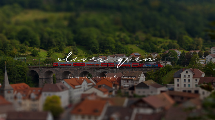 oliver quin Font