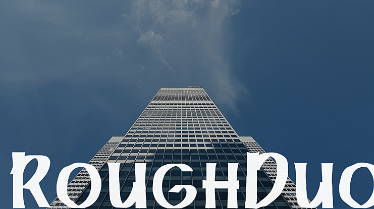 RoughDuo Font