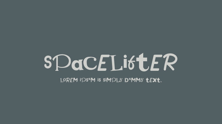 Spacelifter Font