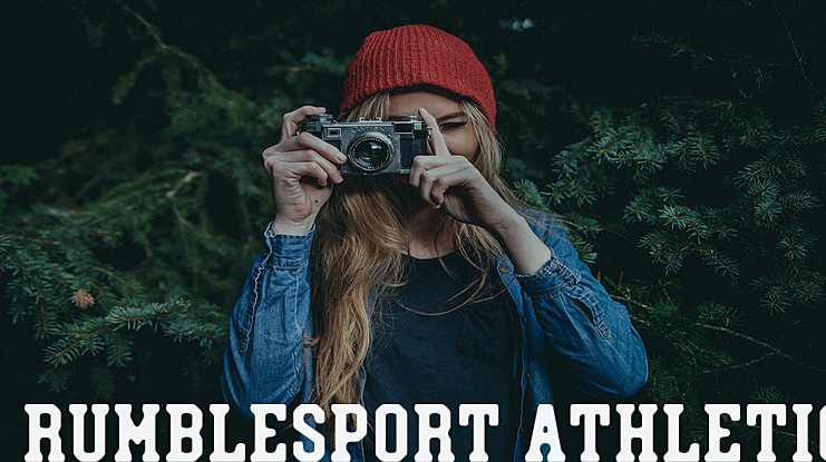 Rumblesport Athletic Font