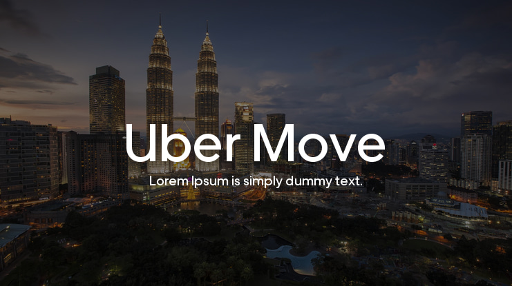 Uber Move Font Family