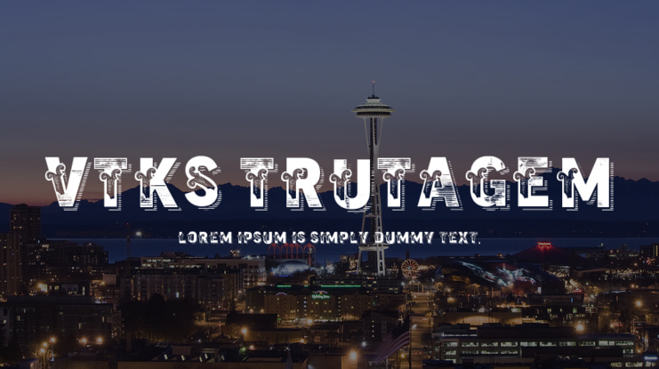 VTKS Trutagem Font