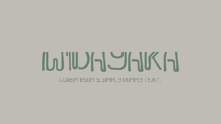 WIDAYAKA Font