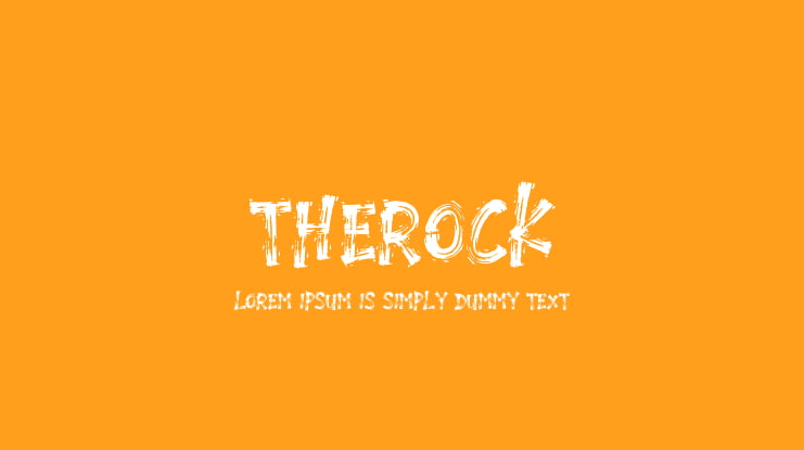 THEROCK Font