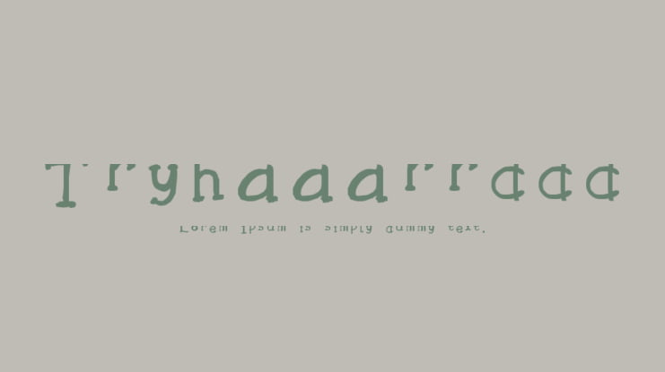 Tryhaaarrddd Font
