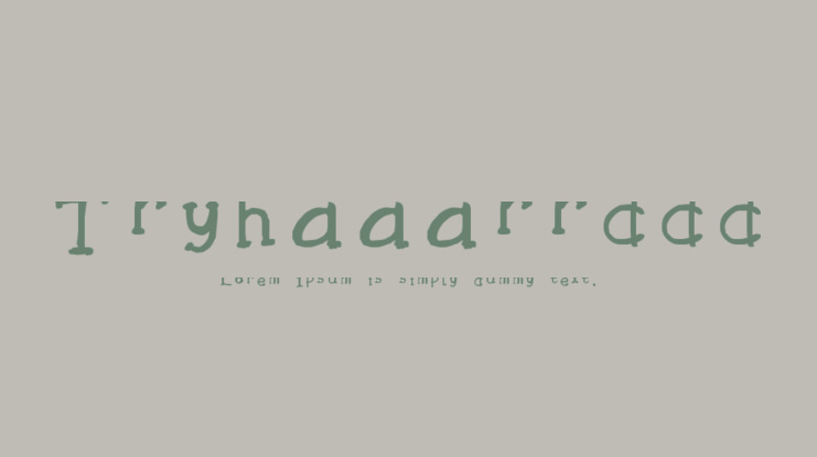 Tryhaaarrddd Font