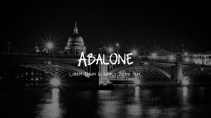 Abalone Font