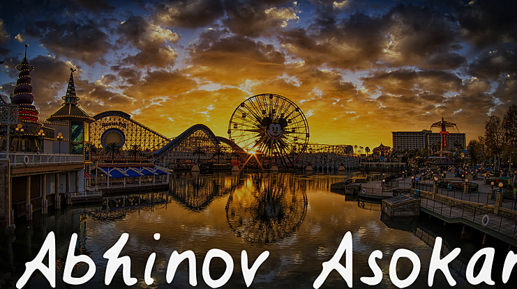 Abhinov Asokan Font Family