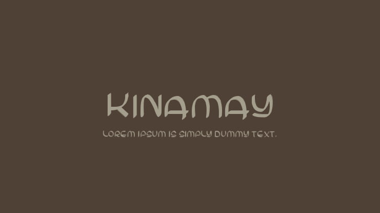 Kinamay Font