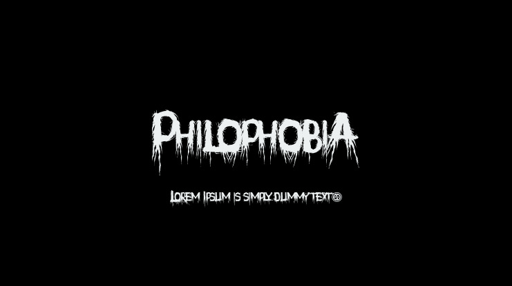 Philophobia Font