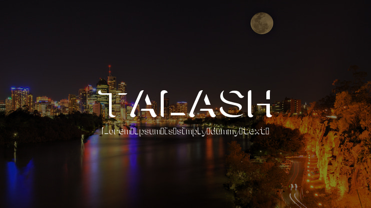 TALASH Font