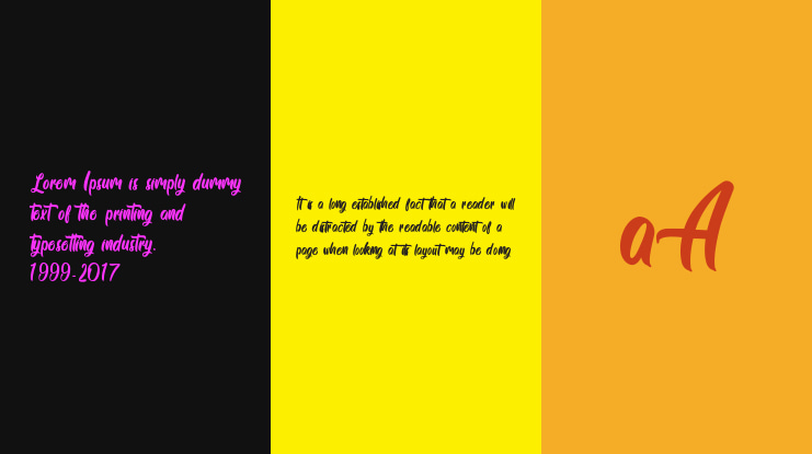 Siam Giants - Personal Use Font