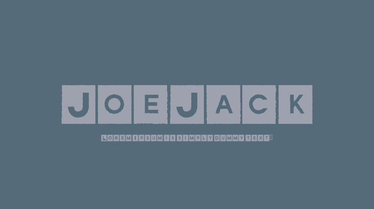 JoeJack Font