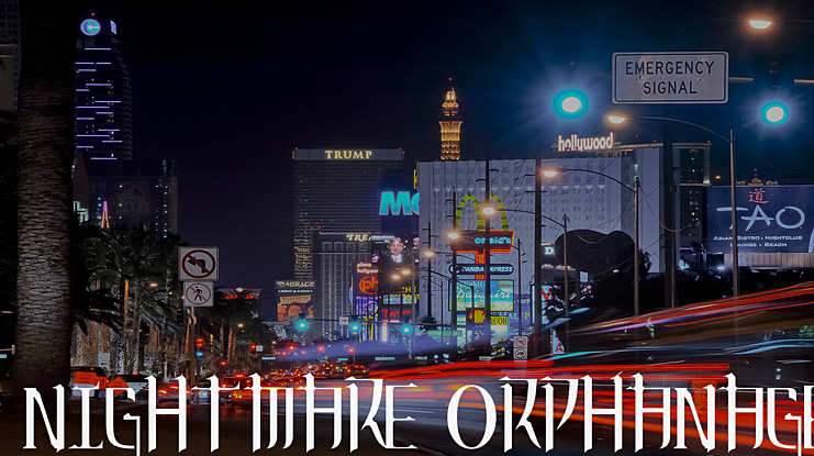 Nightmare Orphanage Font