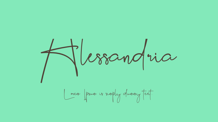 Alessandria Font