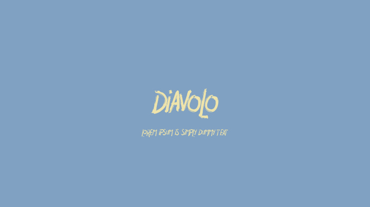 DIAVOLO Font