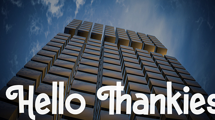 Hello Thankies Font