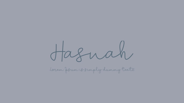 Hasnah Font
