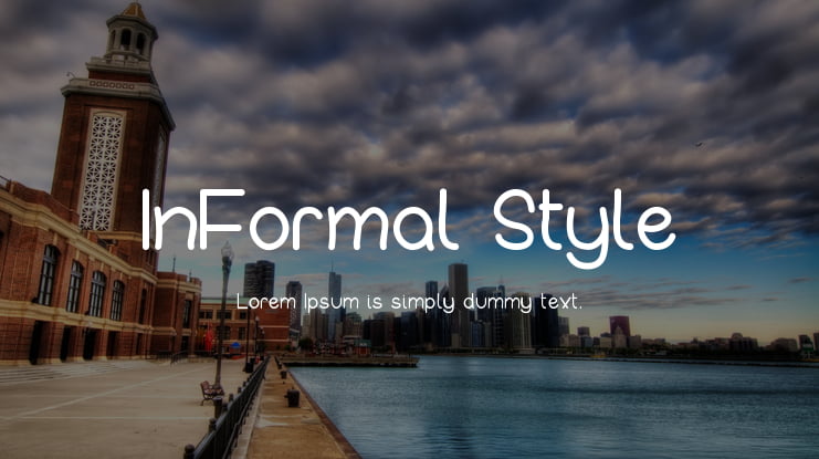 InFormal Style Font Family