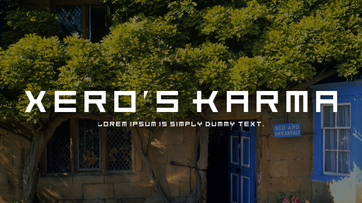 Xero's Karma Font