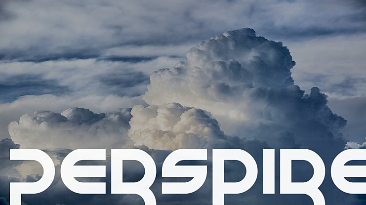 Perspire Font