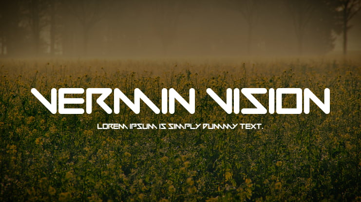 Vermin Vision Font Family