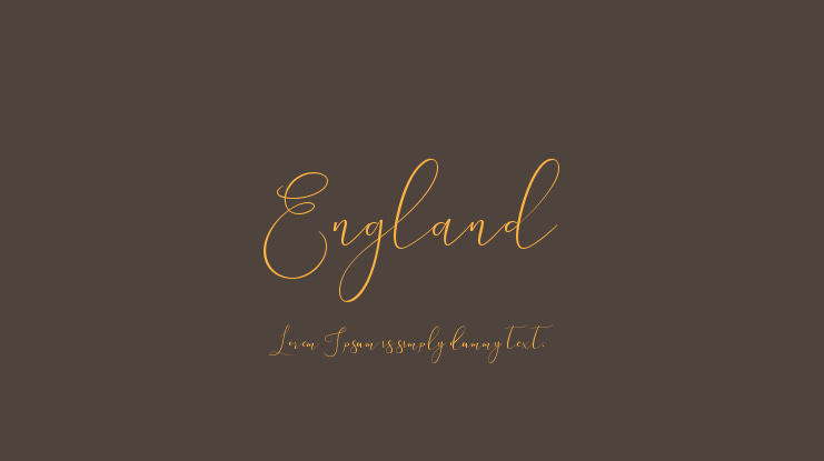 England Font