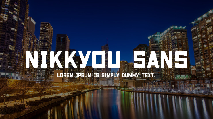 Nikkyou Sans Font