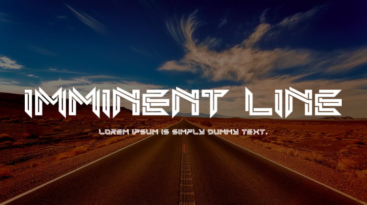 Imminent Line Font Family
