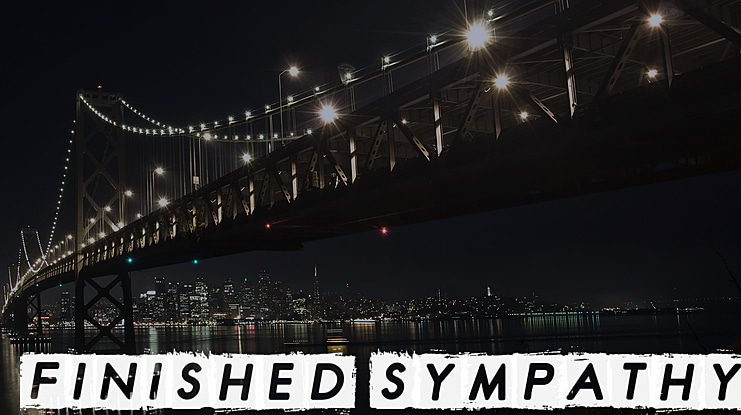 Finished Sympathy Font