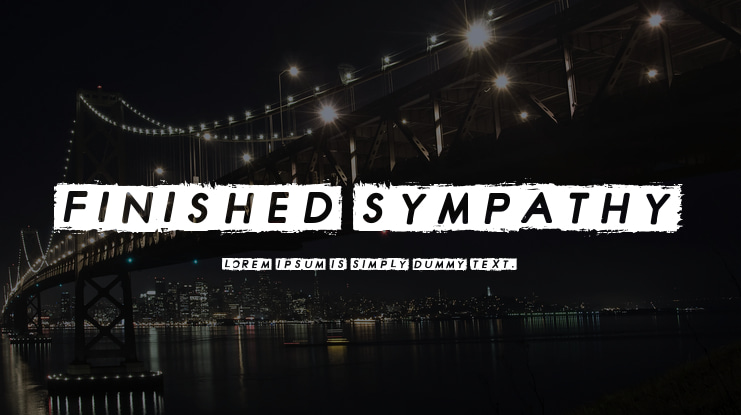 Finished Sympathy Font