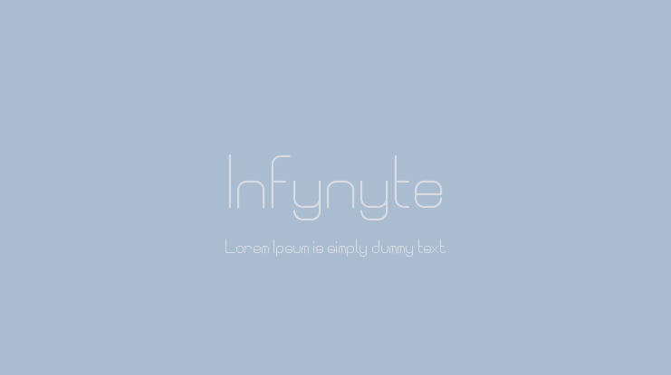 Infynyte Font