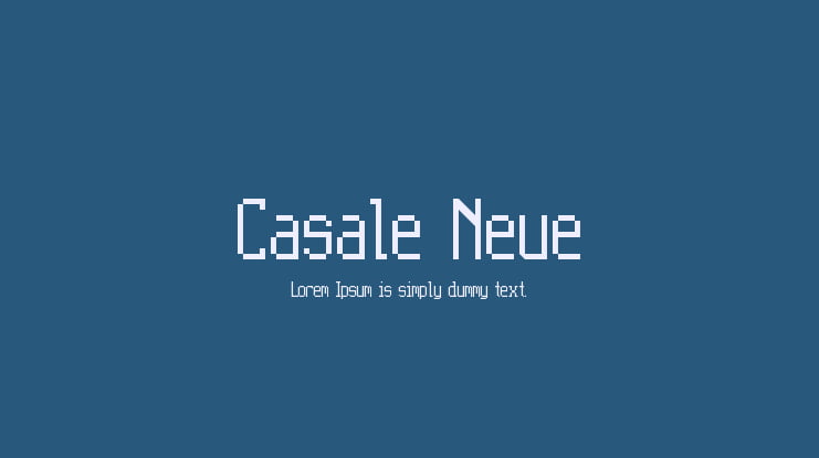 Casale Neue Font
