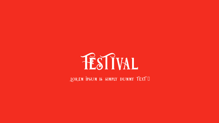 Festival Font