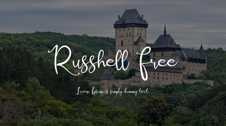 Russhell Free Font