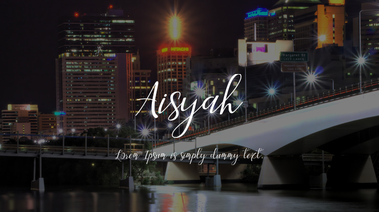 Aisyah Font