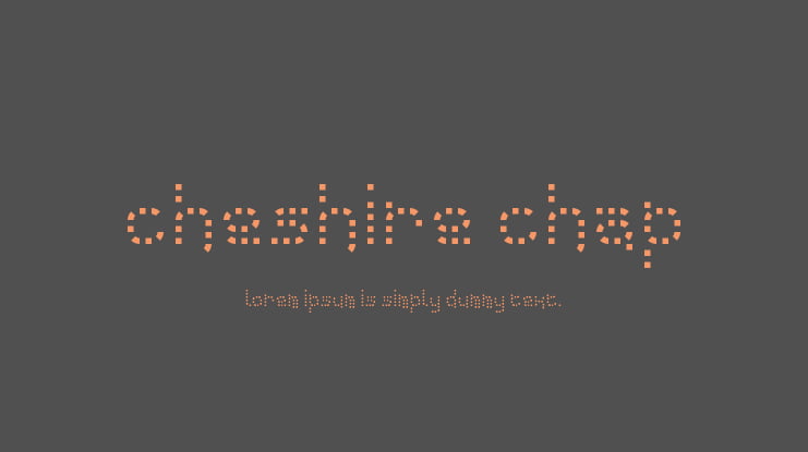 Cheshire Chap Font