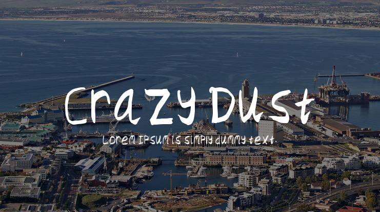 Crazy Dust Font