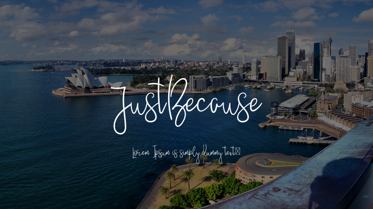 JustBecause Font