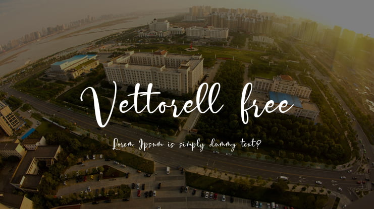 Vettorell free Font