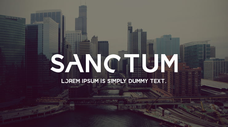 sanctum Font