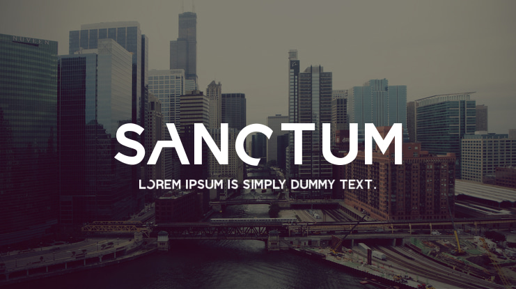sanctum Font