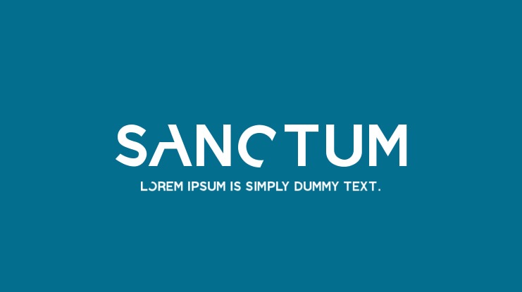 sanctum Font