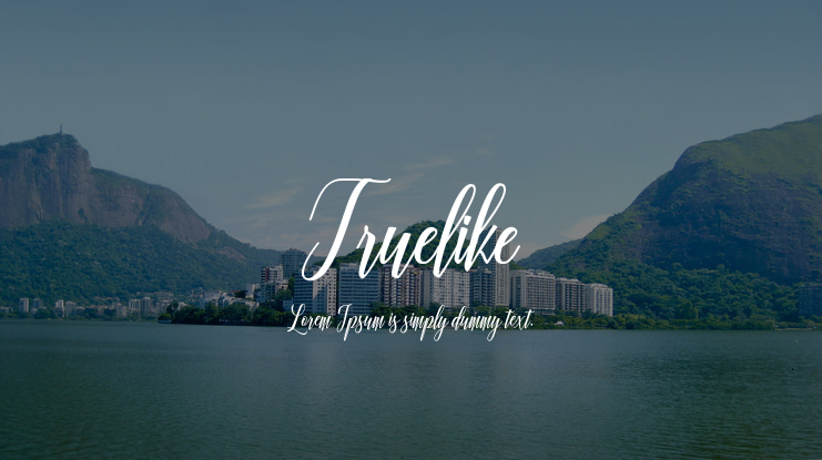 Truelike Font