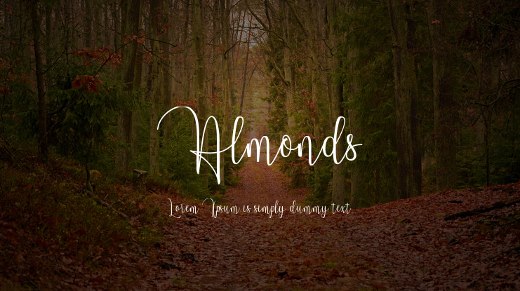 Almonds Font