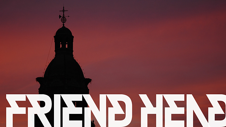 Friend Head Font