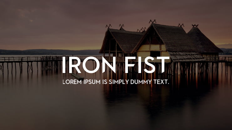 Iron Fist Font