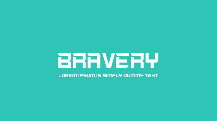 Bravery Font