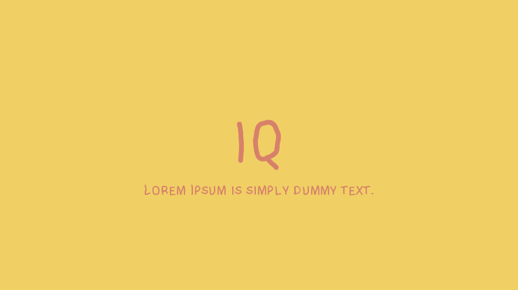 IQ Font
